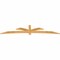 Ekena Millwork Davenport Rough Sawn Timber Gable Bracket, Western Red Cedar, 108"W x 22"H x 2"D x 4"F, 5/12 Pitch GBW108X22X0204DAV00RWR - alternate 4